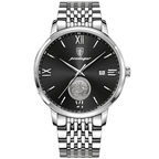 Relógio Masculino Fortuna Quartz Elegante de Aço