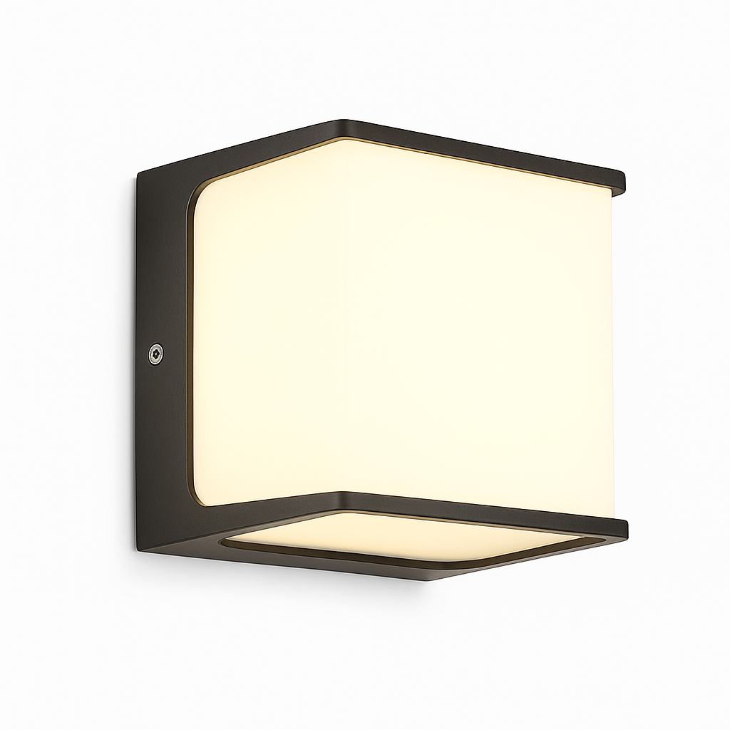 Arandela de Parede Externa Box Impermeável