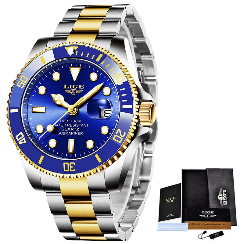 Relógio Masculino Ocean MP002 Esportivo de Luxo