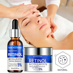 Kit Creme Facial e Sérum Retinol e Colágeno