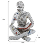 Escultura Abstrata Decorativa em Resina